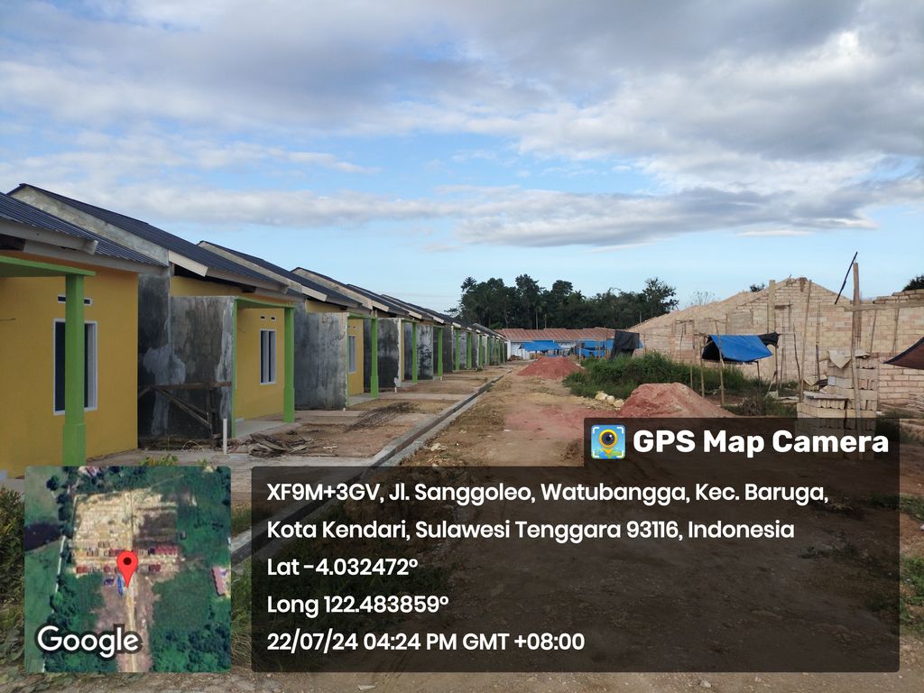 foto posisi tengah perumahan Taman Juanda Residence II