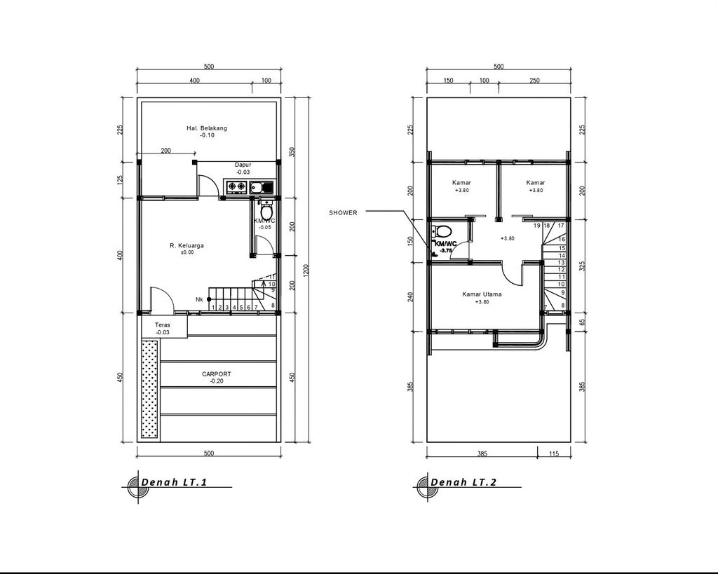 foto denah rumah tipe 50 Compact High Ceiling (3KT) (551) perumahan G-Land Ciwastra Park 2
