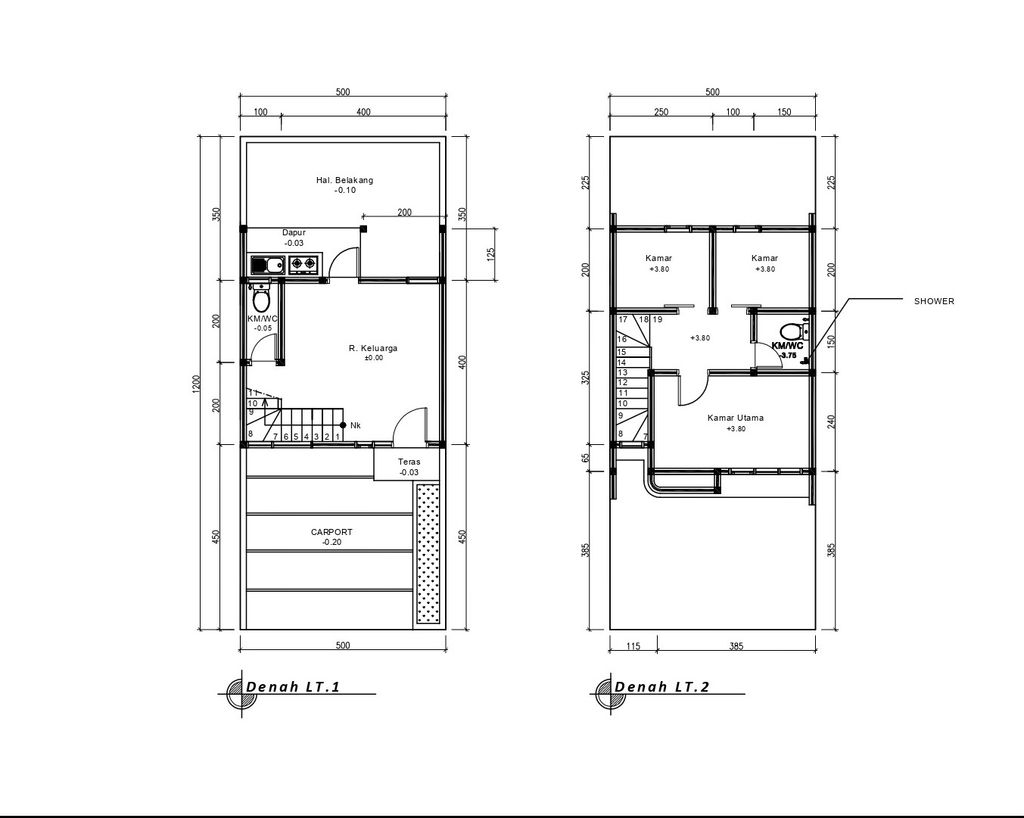 foto denah rumah tipe 50 Compact High Ceiling (3KT) (533) perumahan G-Land Ciwastra Park 2