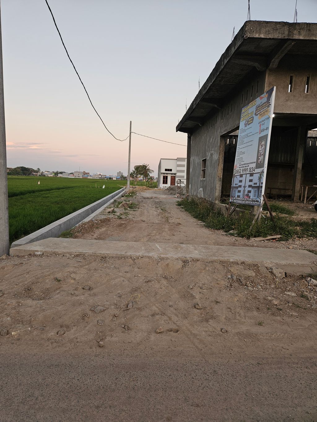 foto gerbang perumahan CLARA RESIDENCE II