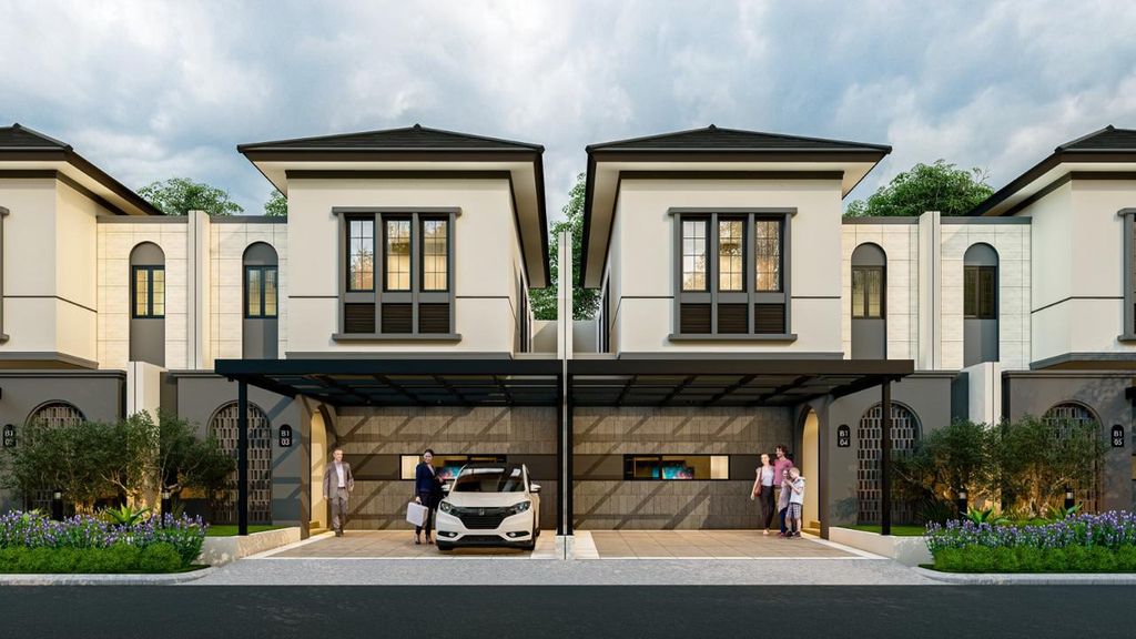 foto tampak rumah tipe 120 perumahan PESONA KAHURIPAN 11
