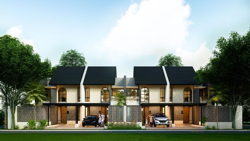 foto tampak rumah tipe 70 perumahan PESONA KAHURIPAN 11