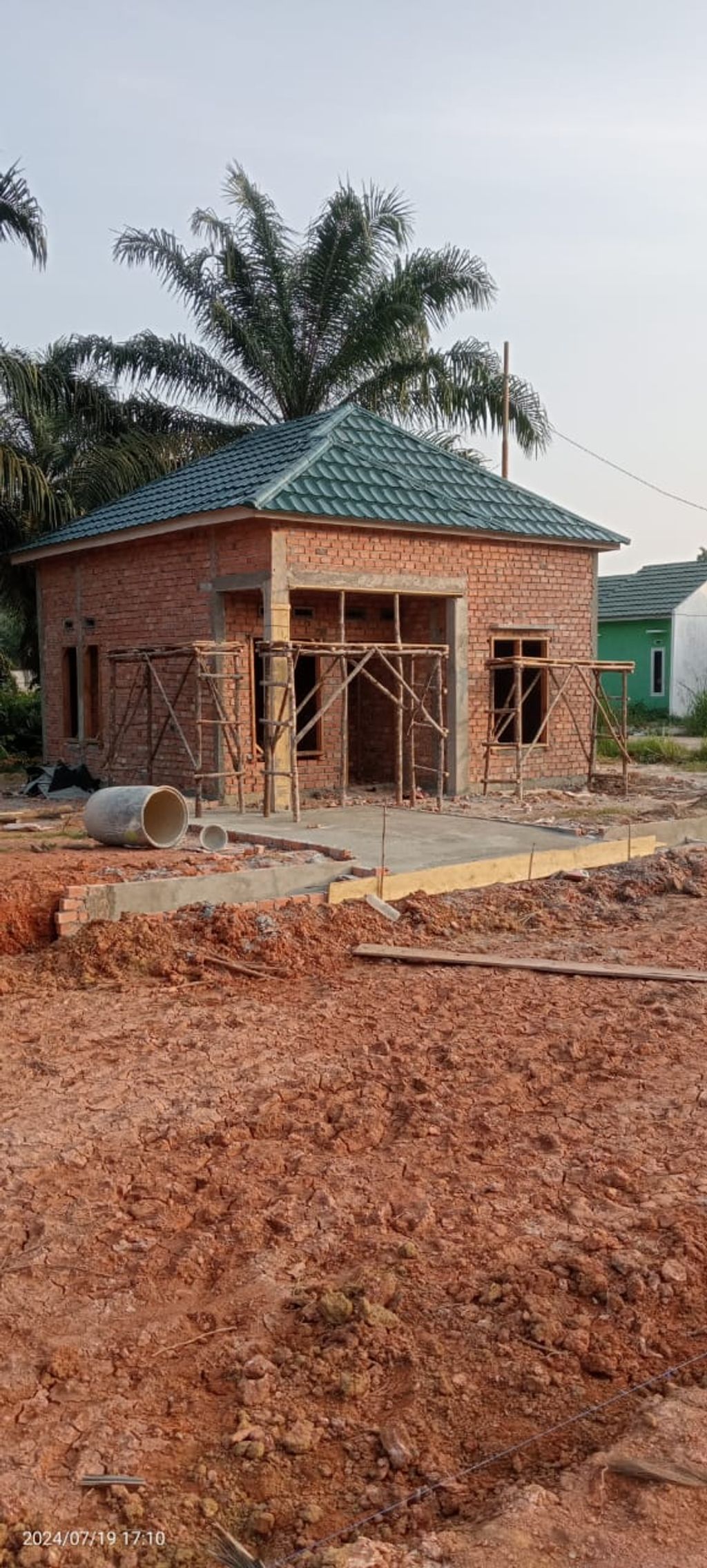 foto tampak rumah tipe 36 perumahan Kencana Asri Blok AA