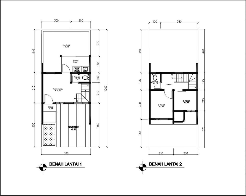 foto denah rumah tipe 38 Compact High Ceiling (2KT) (496) perumahan G-Land Ciwastra Park 2