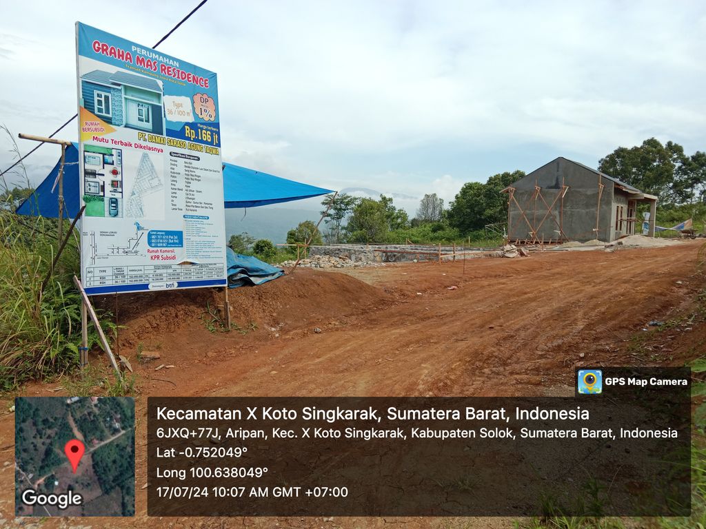 foto gerbang perumahan Graha Mas Residence