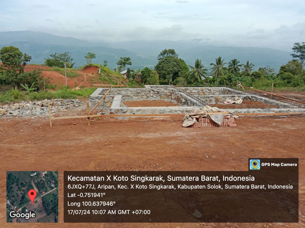 foto posisi tengah perumahan Graha Mas Residence
