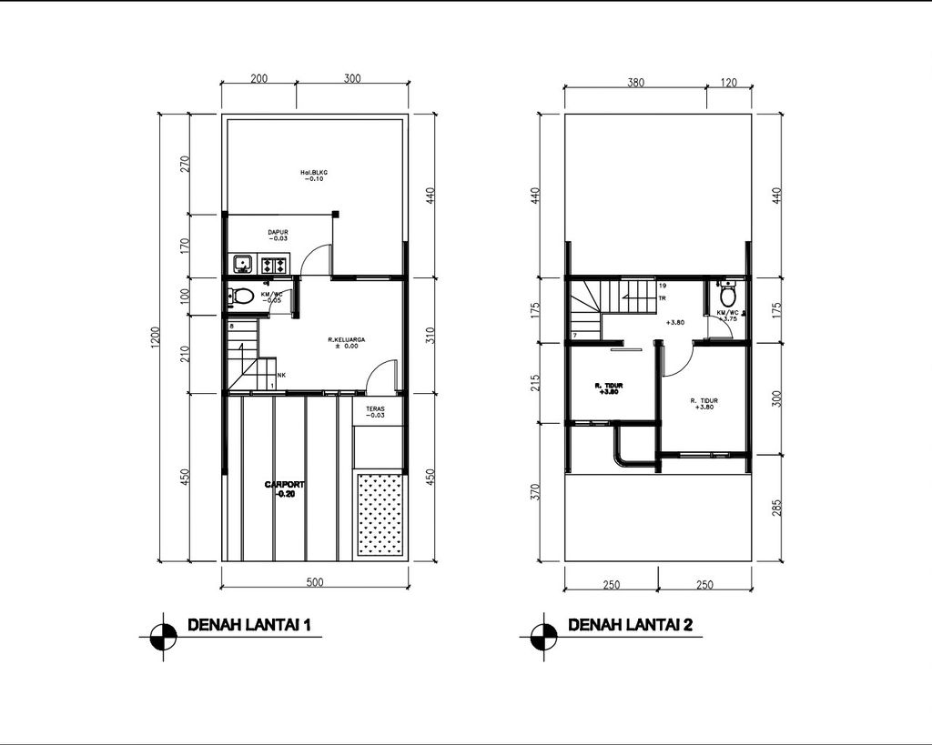 foto denah rumah tipe 38 Compact High Ceiling (2KT) (462) perumahan G-Land Ciwastra Park 2