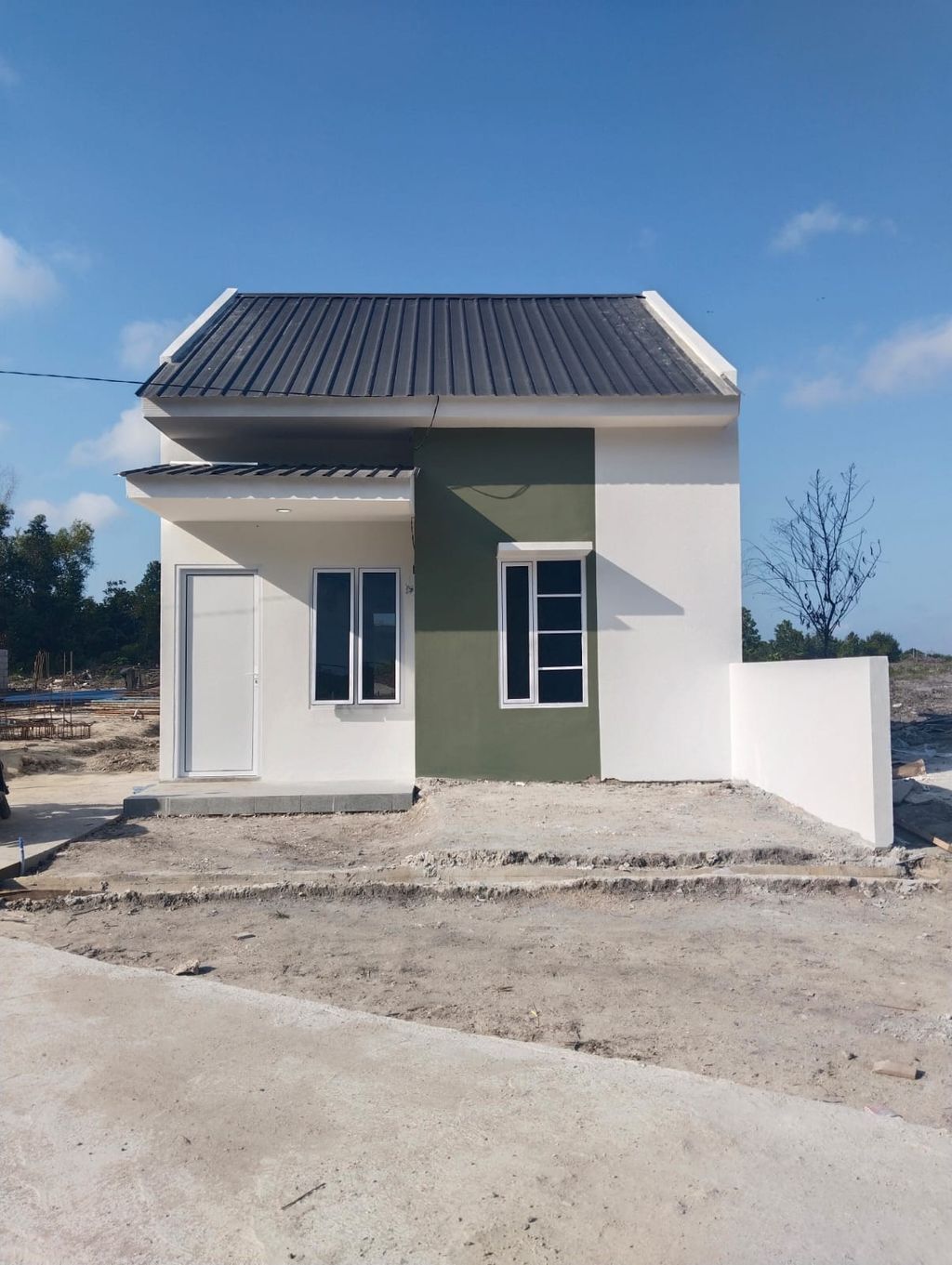 foto tampak rumah tipe 36/115 perumahan PERUMAHAN E-BULO RESIDENCE