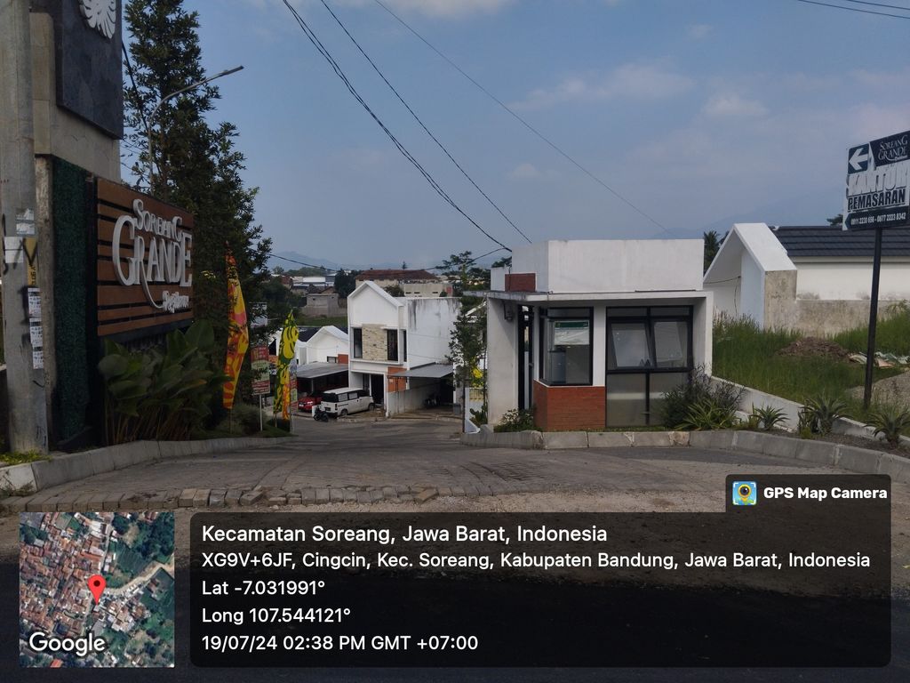 foto gerbang perumahan SOREANG GRANDE