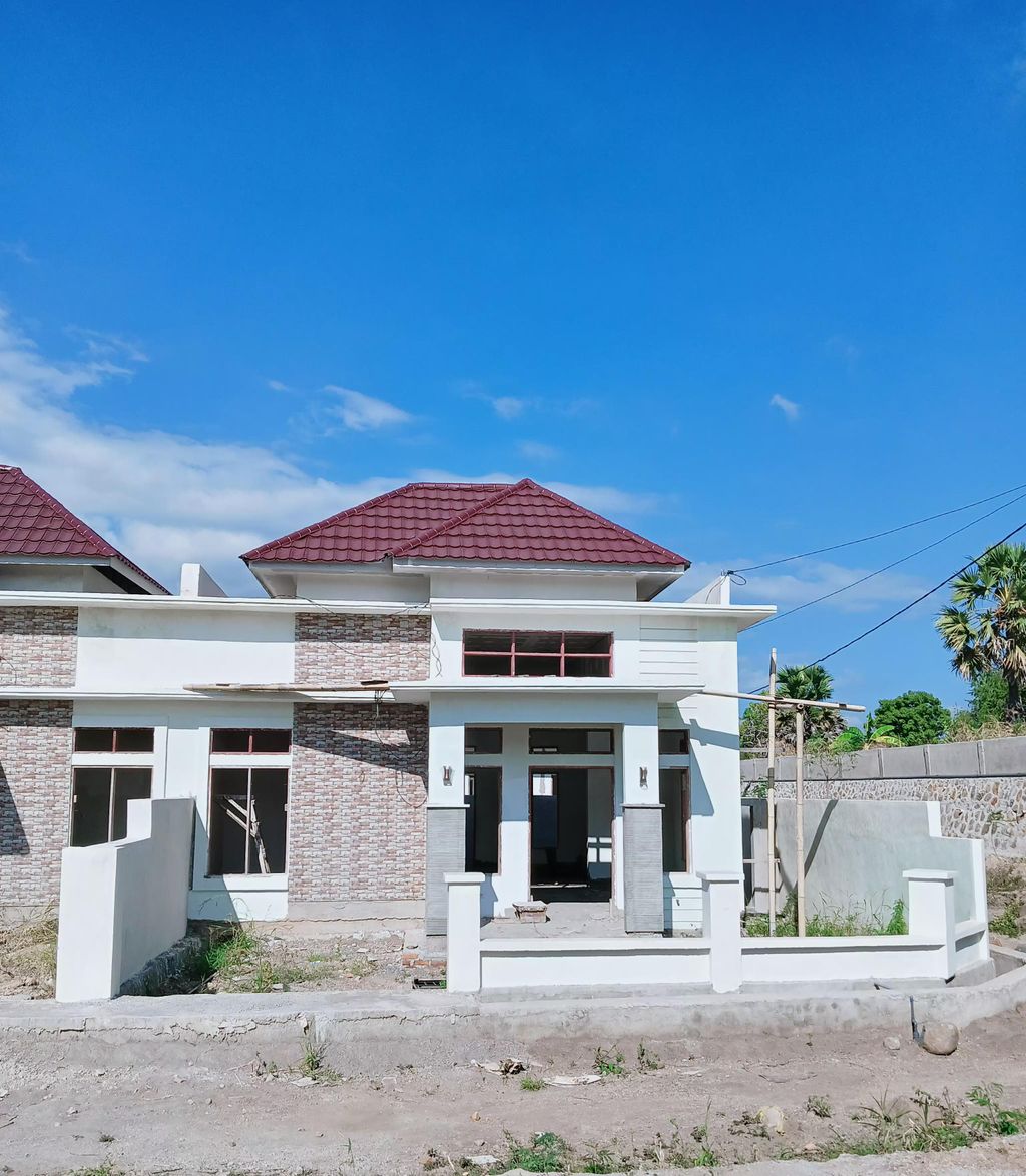 foto tampak rumah tipe 54/150 perumahan Obor Mas Residence