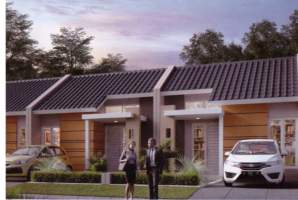 foto tampak rumah tipe 30 perumahan Griya Anugerah Residence