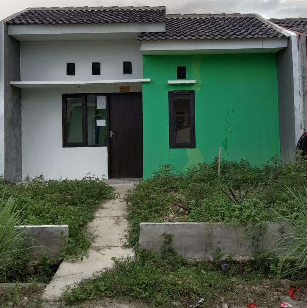 foto tampak rumah tipe 25/60 - SUBSIDI 1 KAMAR - 181 perumahan PURI LESTARI