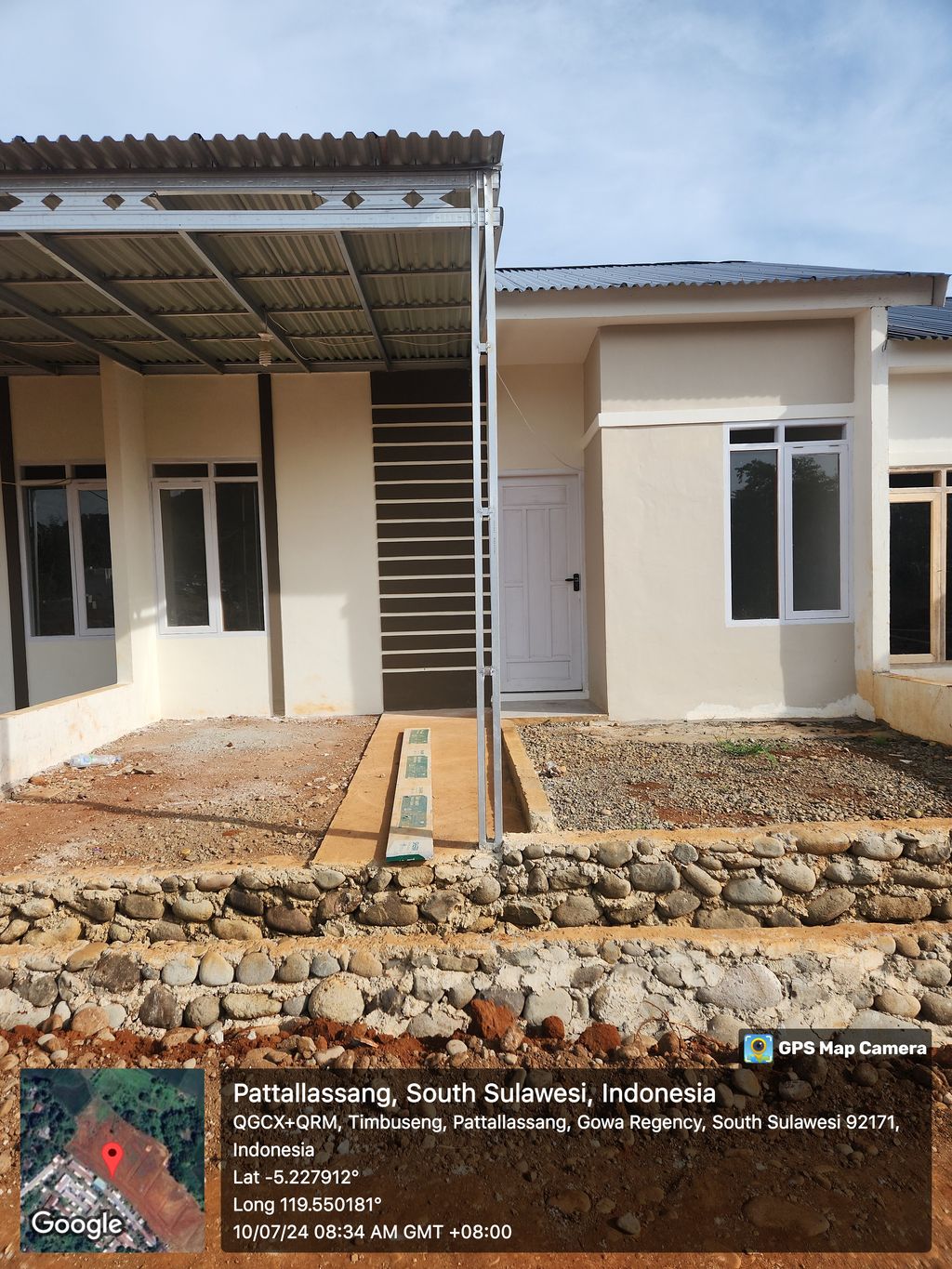 foto tampak rumah tipe 36 perumahan MASAGENA GREEN HILLS