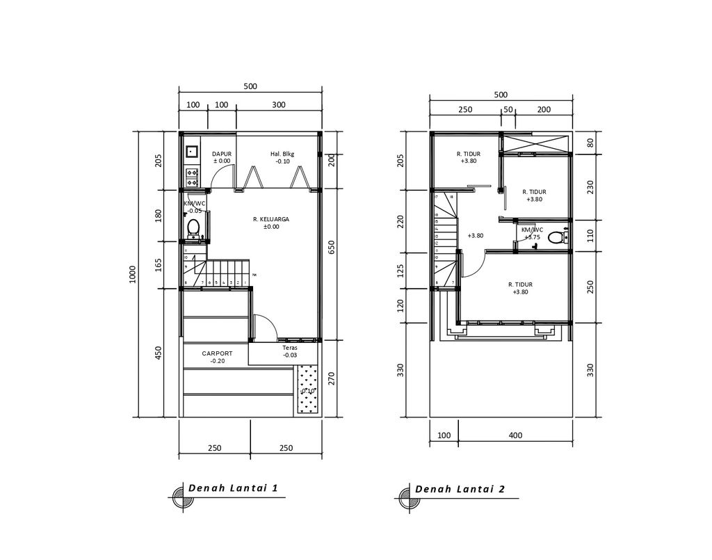 foto denah rumah tipe 54 New Compact HC Classic (3KT) (619) perumahan G-Land Arcadia Buahbatu