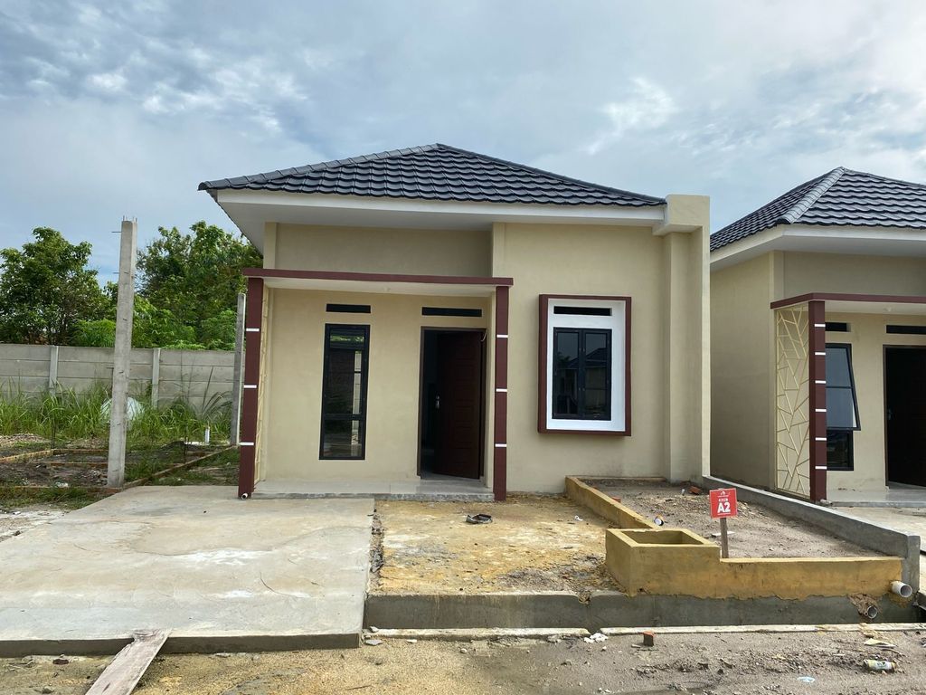 foto tampak rumah tipe 36 perumahan Green Humaira