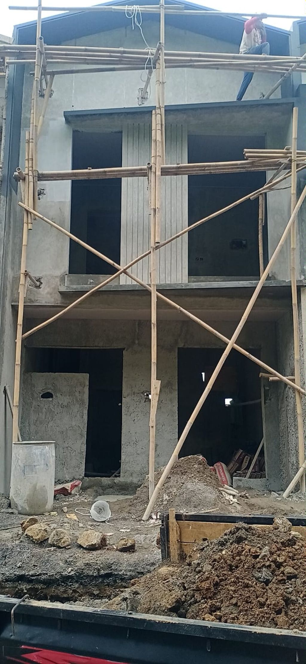 foto tampak rumah tipe 38 Cozy Level Minimalis (2 KT) (460) perumahan G-Land Harmony Hills