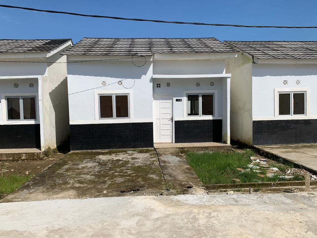 foto tampak rumah tipe RSH perumahan CAHAYA RESIDENCE