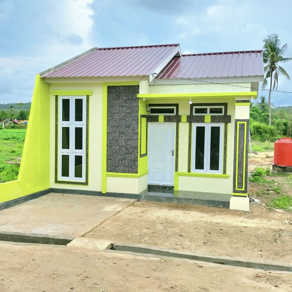 foto tampak rumah tipe Subsidi perumahan Grand Huko-Huko Residence