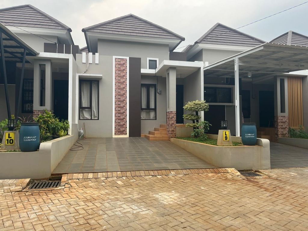 foto tampak rumah tipe 45 perumahan LEMIRAGE HILL
