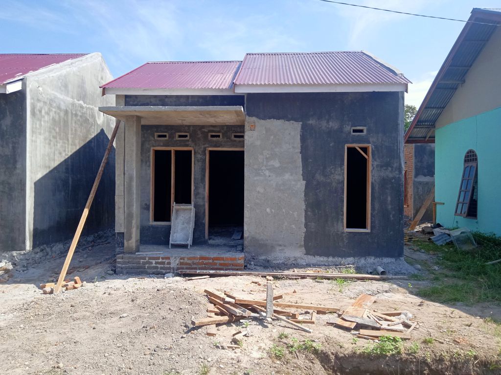 foto tampak rumah tipe 36 perumahan CIMPARUH LESTARI