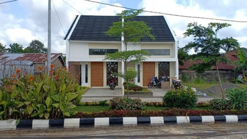 foto tampak rumah tipe 65 perumahan Perumahan Sako Blitz
