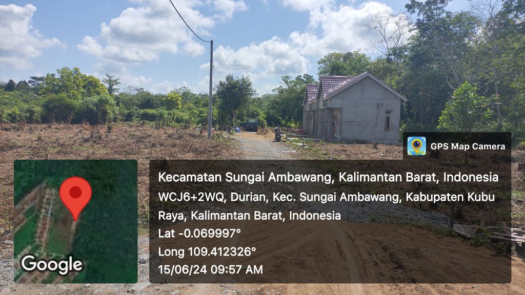 foto posisi tengah perumahan Mitra Karya Residence Tahap 2