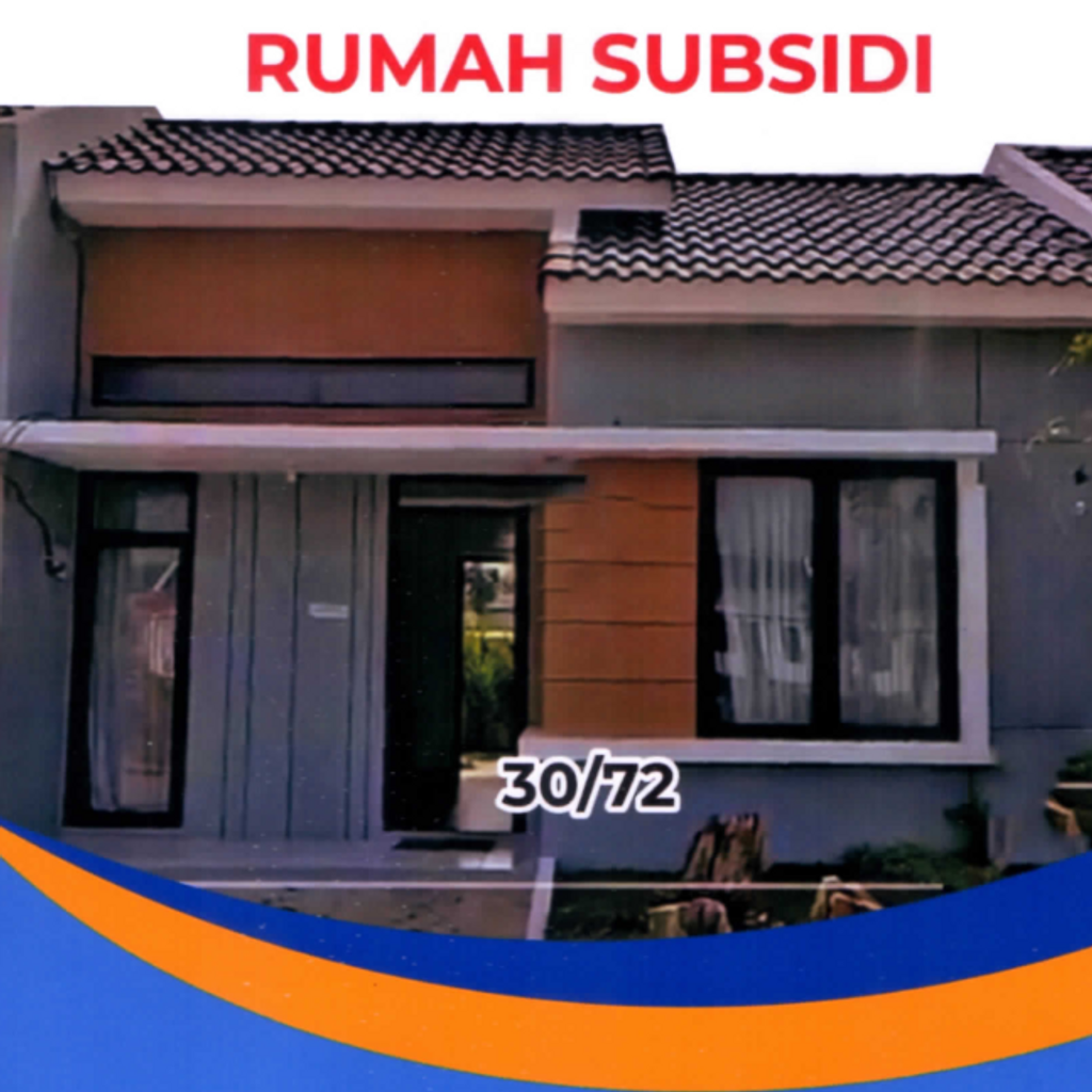foto tampak rumah tipe 30/72 perumahan Graha Hunian Asri
