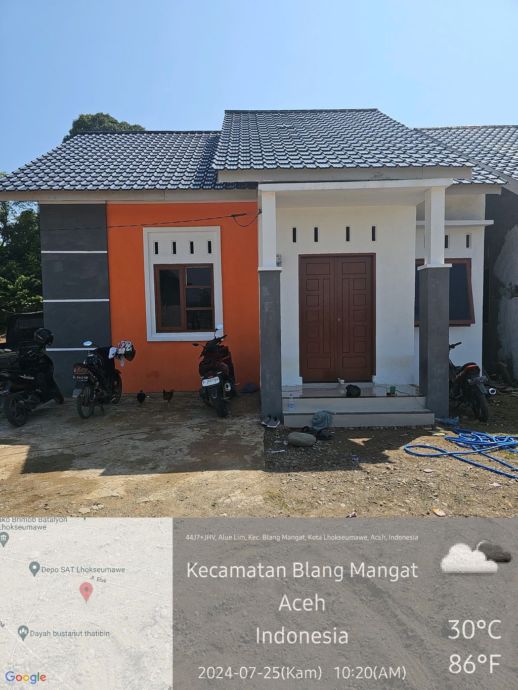 foto contoh rumah perumahan BUMI CEMARA ASRI