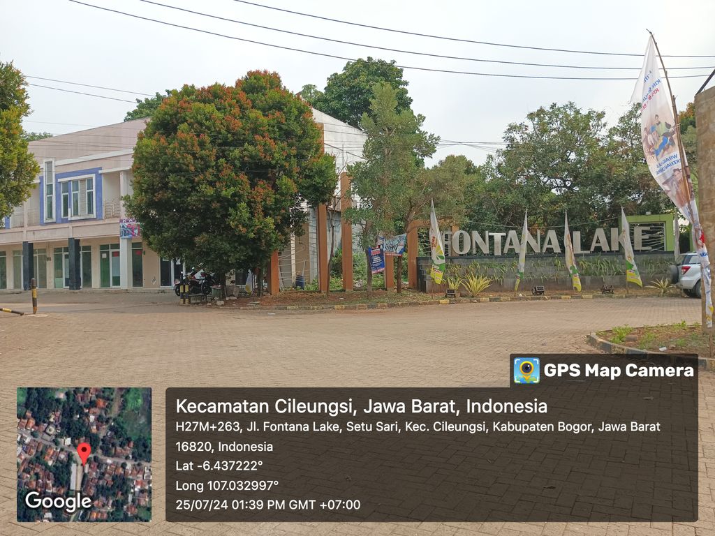 foto gerbang perumahan FONTANA LAKE TAHAP 2