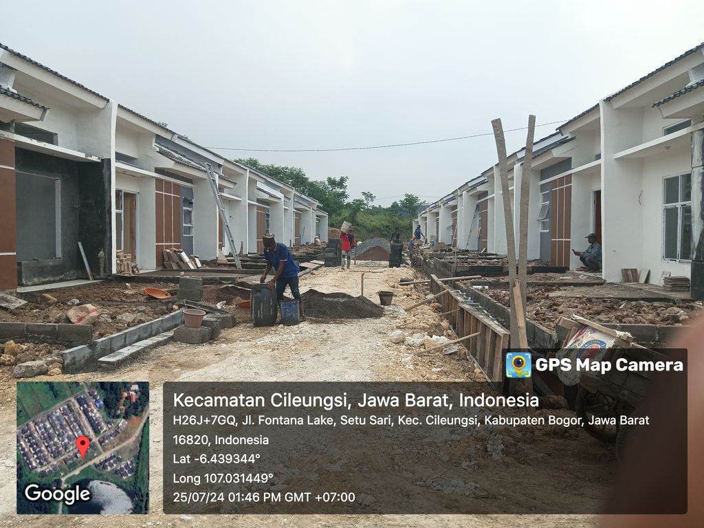 foto contoh rumah perumahan FONTANA LAKE TAHAP 2