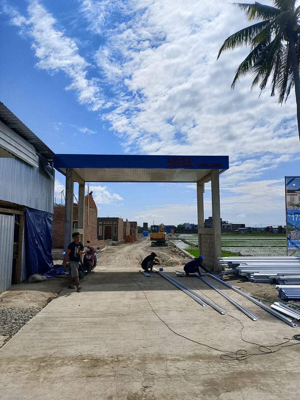foto gerbang perumahan AUFAA RESIDENCE 6