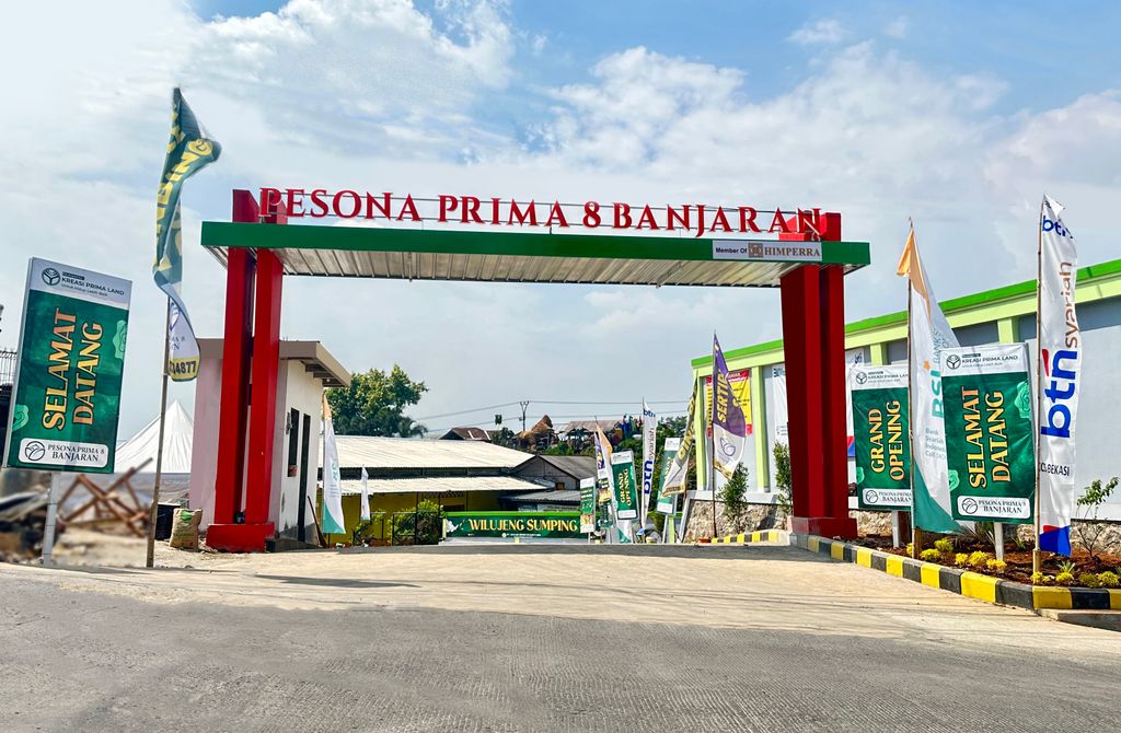 foto gerbang perumahan PESONA PRIMA 8 BANJARAN