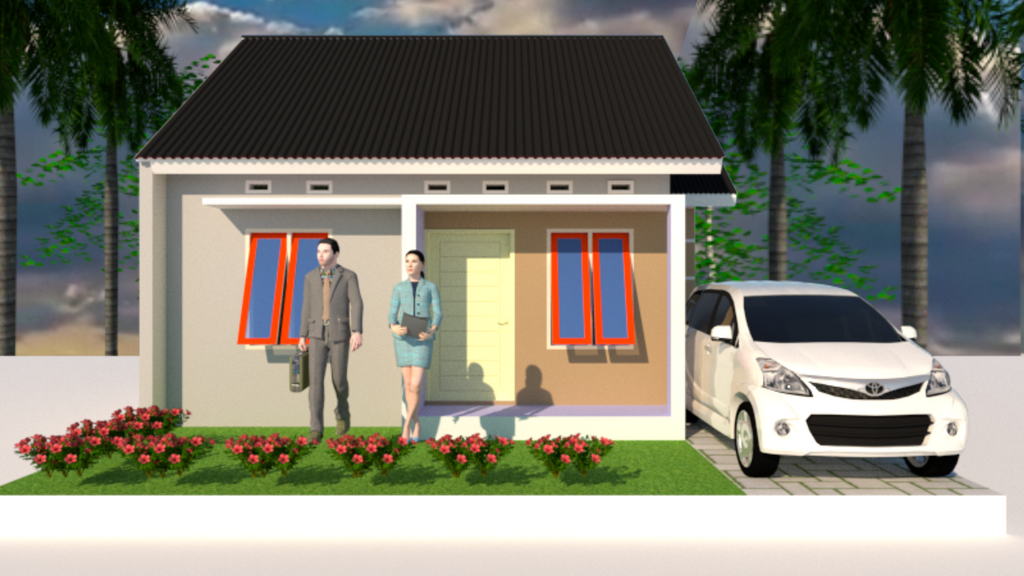 foto tampak rumah tipe 36/90 perumahan ANUGRAH TUHAN RESIDENCE 2