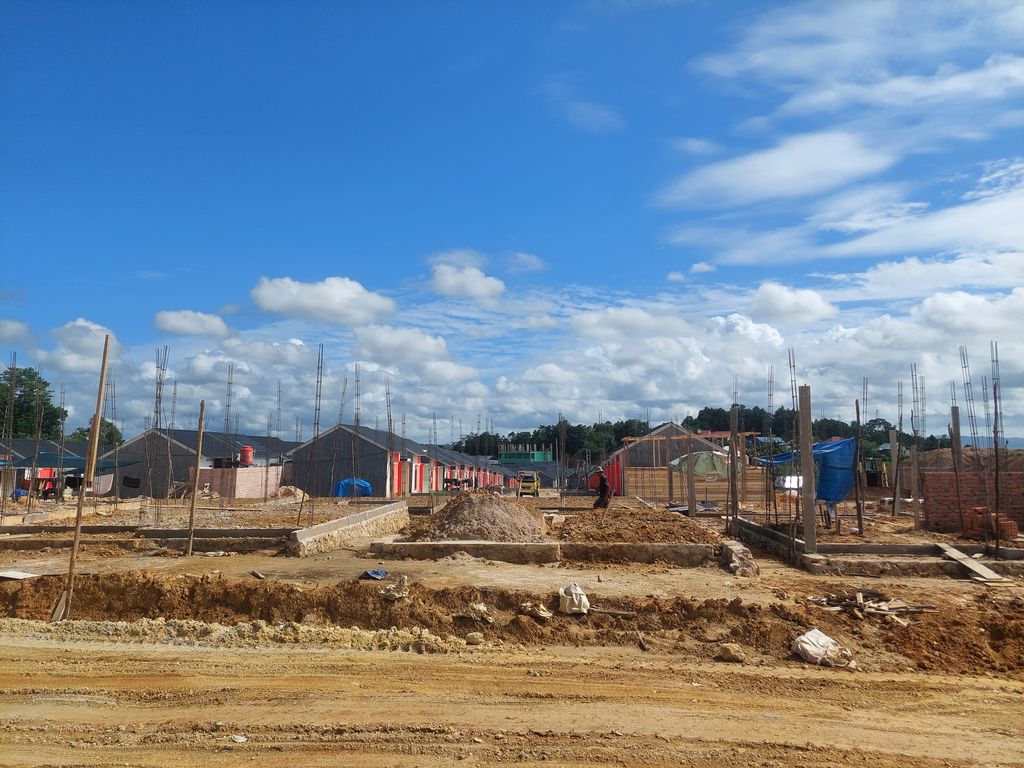 foto posisi tengah perumahan KABA RESIDENCE TAHAP 4