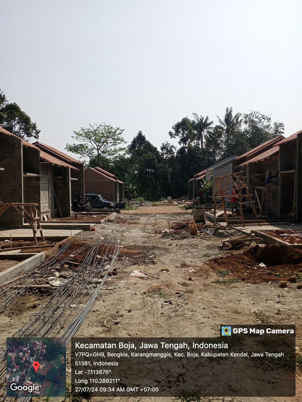 foto posisi tengah perumahan Pilar Residence Karangmanggis