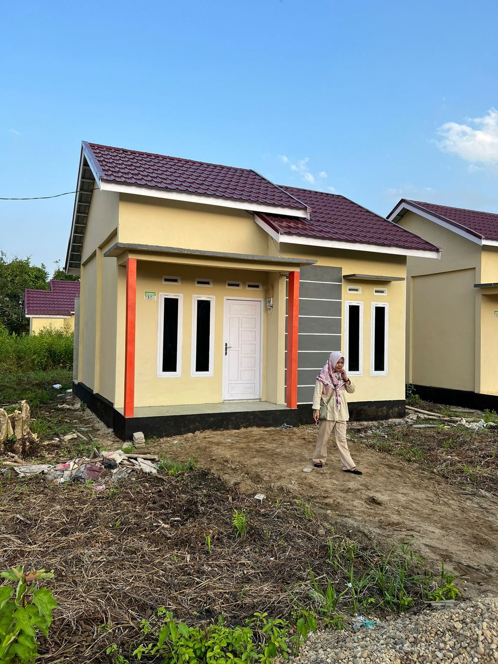 foto tampak rumah tipe Rumah Tapak perumahan GRIYA ALEESHA TEMBILAHAN