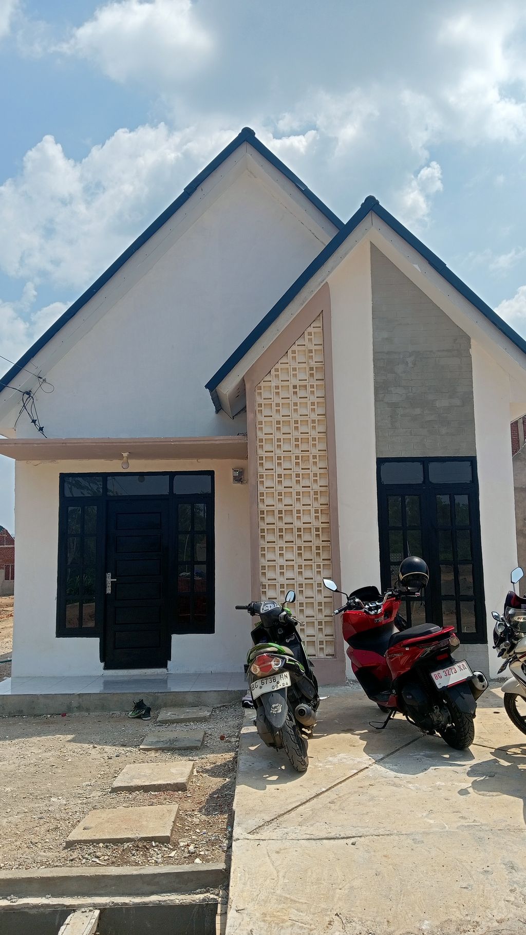 foto tampak rumah tipe 36 perumahan GRAHA GREEN VILLAGE 1