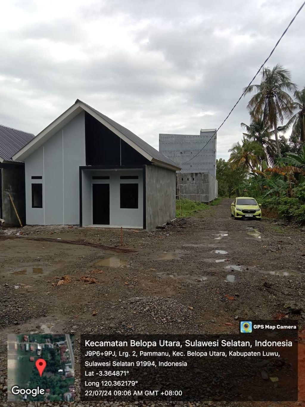 foto tampak rumah tipe 36 perumahan PAMMANU RESIDENCE