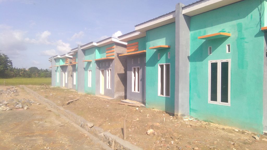 foto tampak rumah tipe 36 perumahan salika land