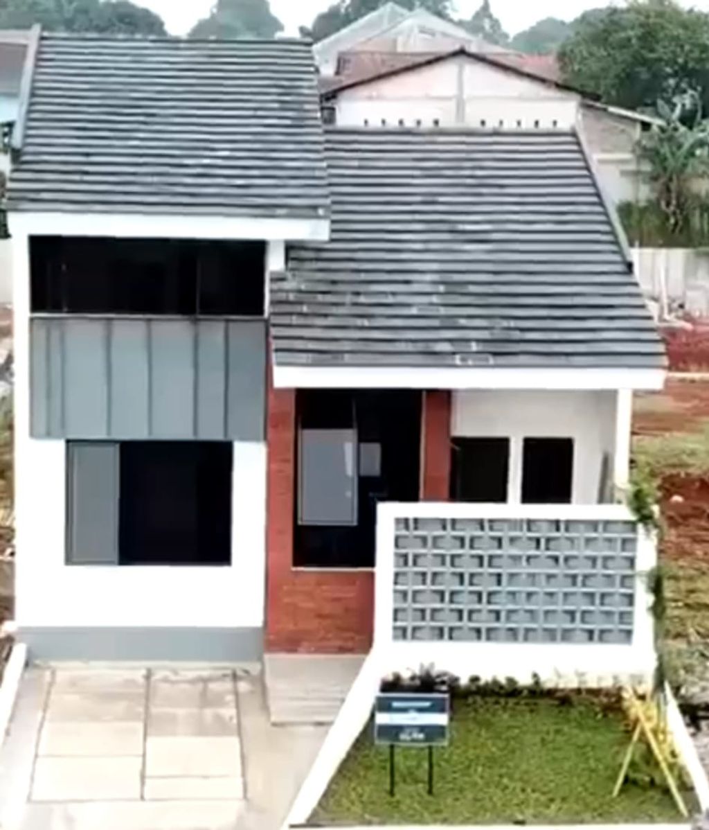 foto tampak rumah tipe CARANI perumahan BUMI ABHIRAMA RESIDENCE