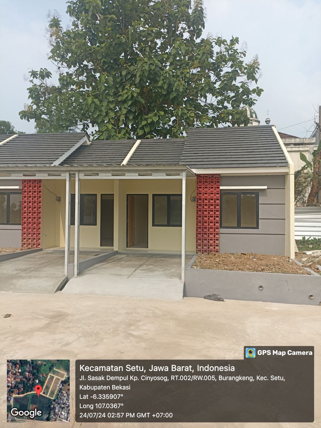 foto contoh rumah perumahan Golden Palm Residence
