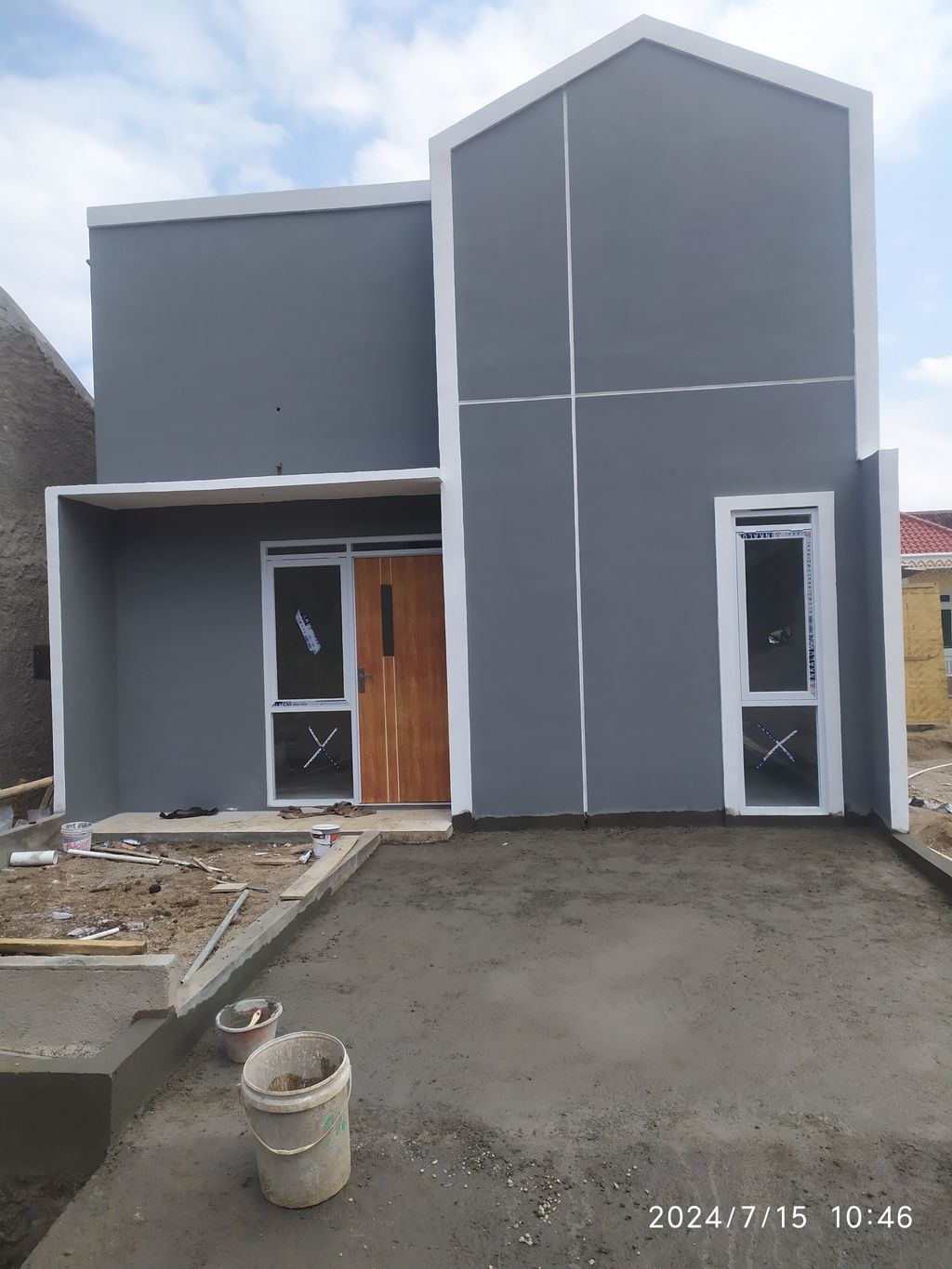 foto tampak rumah tipe 34/60 perumahan TEGALPANJANG ASRI