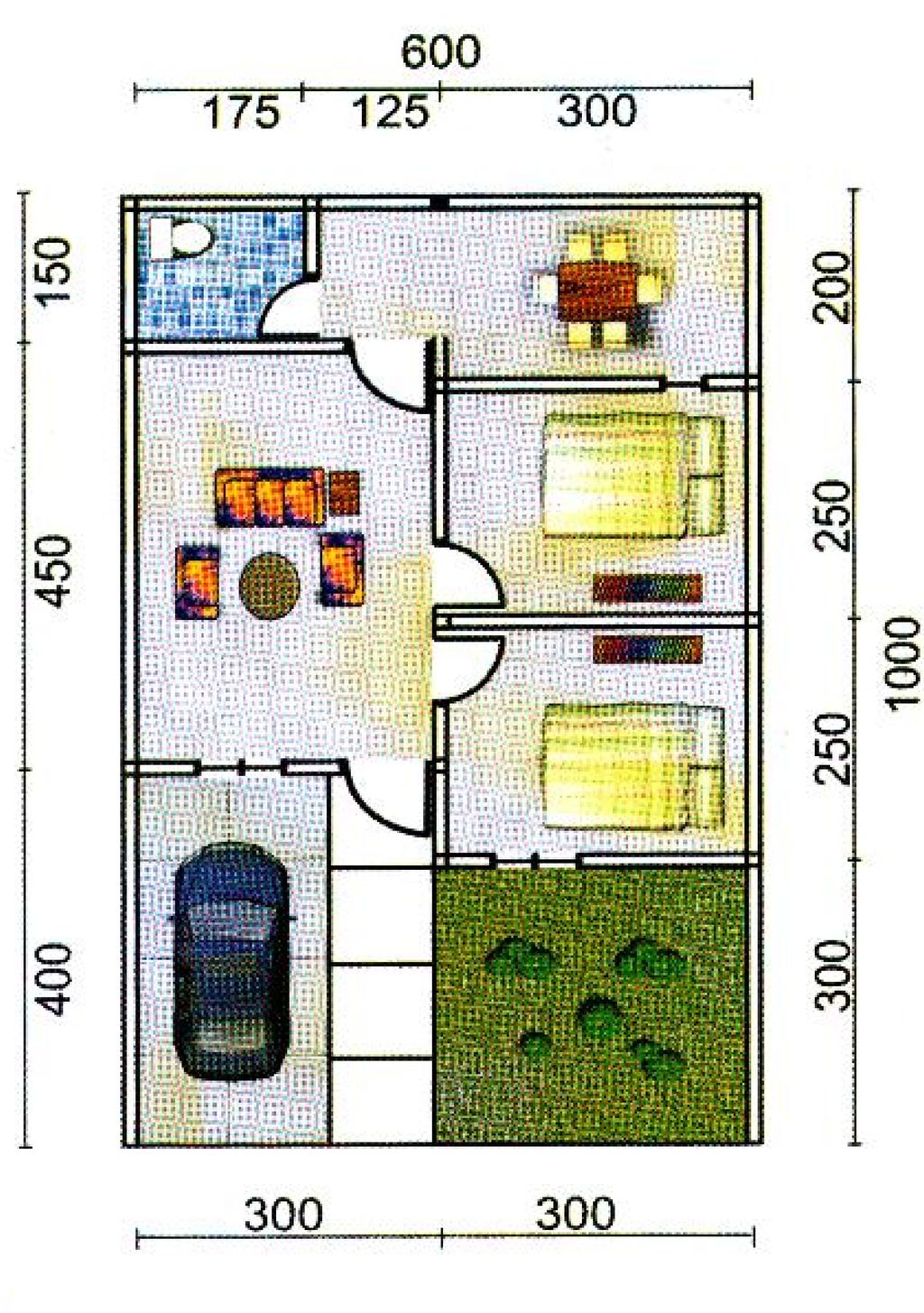 foto denah rumah tipe Rumah Tapak perumahan CARIU PERMAI RESIDENCE 3 TAHAP 4