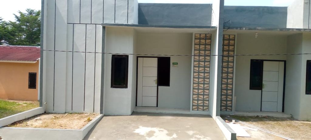 foto tampak rumah tipe Subsidi 30/60 Update perumahan Meteseh Gardenia