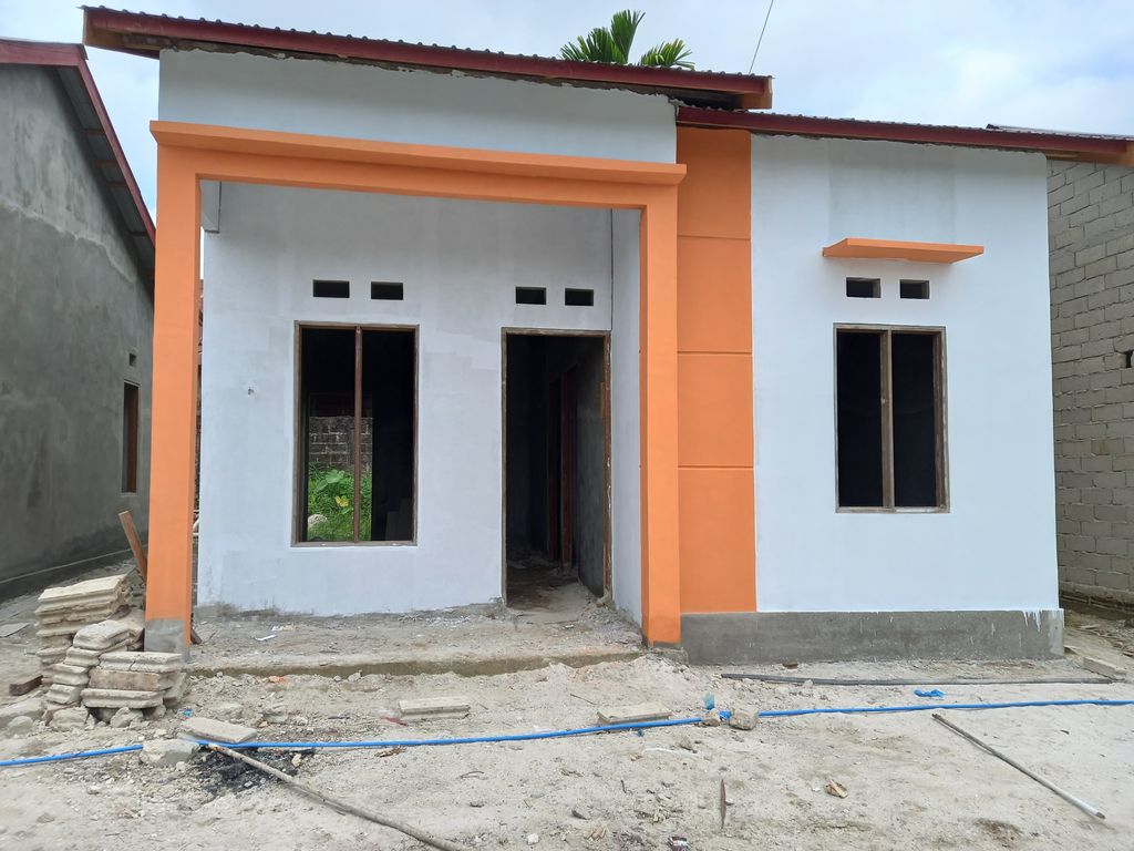 foto tampak rumah tipe 36 perumahan PERUMAHAN PERMATA LESTARI 05A