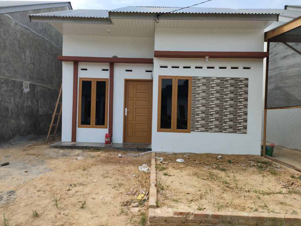 foto tampak rumah tipe 36 perumahan Griya Indah Permai 3A