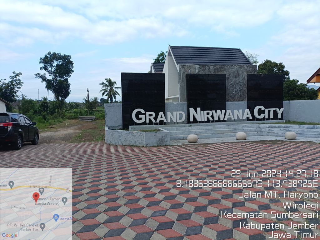 foto gerbang perumahan GRAND NIRWANA CITY