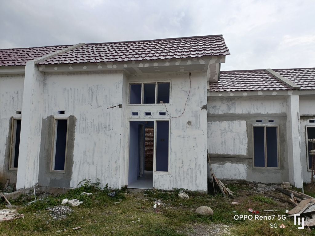 foto tampak rumah tipe 36 perumahan GREEN SHEVILLA