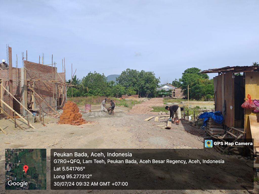 foto gerbang perumahan Cazzela Residence II