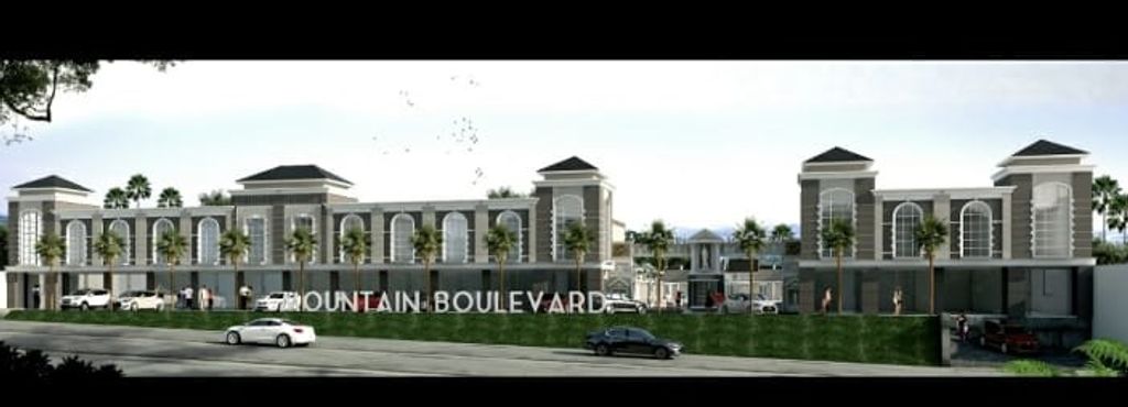 foto denah rumah tipe RUKO perumahan MOUNTAIN BOULEVARD